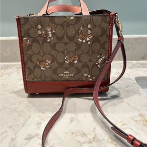 Coach dancing kittens purse